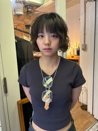 ミディアム パーマ kaito パーマ募集！🔵のヘアスタイル