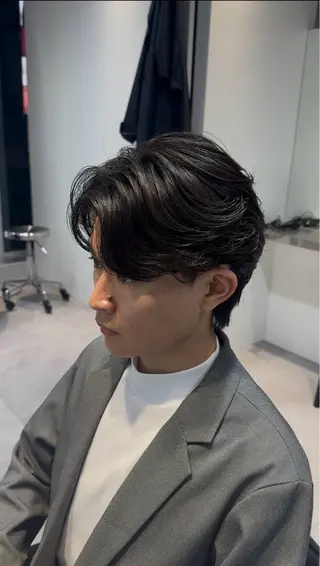 ショート パーマ 似合わせパーマ🔥 河浪  大智のヘアスタイル