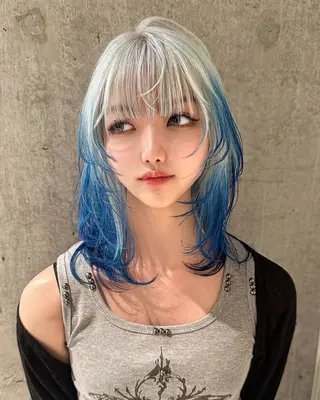 ミディアム MONIQA【モニカ】所属・名古屋ハイトーン/ 🐶ブリーチ専門店のヘアスタイル