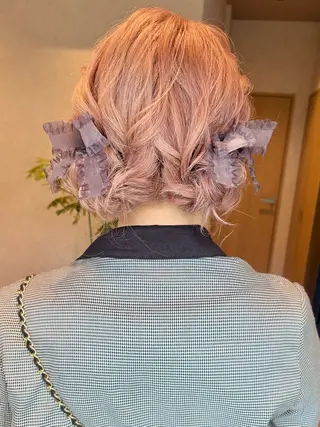 ヘアアレンジ 【ボブ/個室サロン】 癒し空間mimuraのヘアスタイル