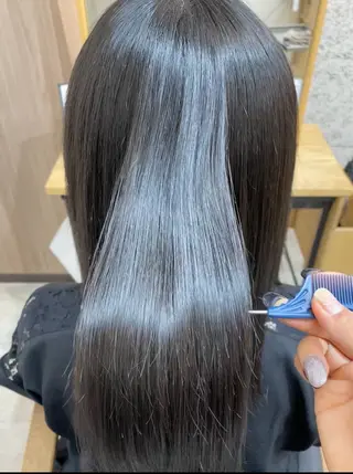 セミロング 杉森 蘭琉のヘアスタイル