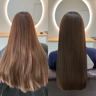 ロング カラー ヘアアレンジ キッズ 横浜関内髪質改善 re:Magoのヘアスタイル