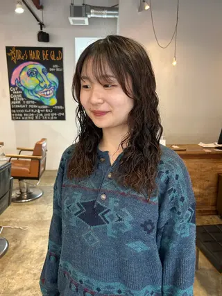 パーマ ORe'S　HAIR BE GLaD所属・ORe'S HAIR BE　GLaDまなみのヘアスタイル
