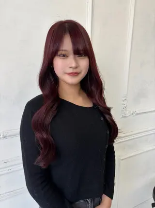 カラー MaisonHALU 松浦光咲のヘアスタイル