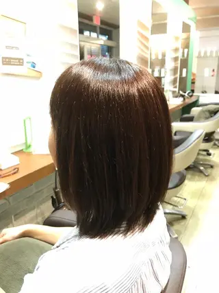 ミディアム 川村 綾のヘアスタイル
