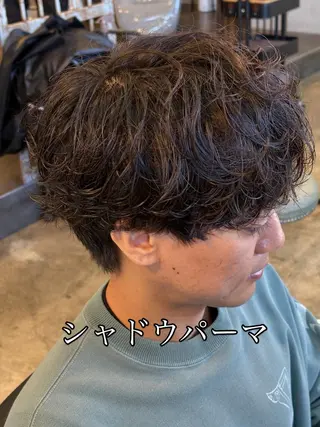 ショート パーマ メンズ 🌀rooomen 各務原/龍之介のヘアスタイル