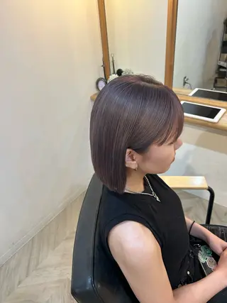 ショート PACE所属・ayumi ／透明感カラーのヘアスタイル