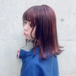 ミディアム Rina  のヘアスタイル