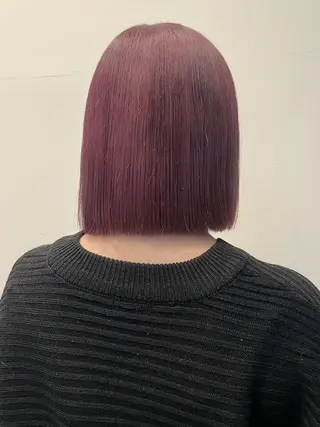 ショート momoca/松本/ 暖色カラー/ボブのヘアスタイル