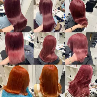 セミロング カラー りおな/エクステ /ミルクティーカラーのヘアスタイル