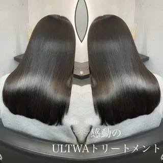 セミロング 新宿/縮毛矯正/ カラー/羽生沢のヘアスタイル