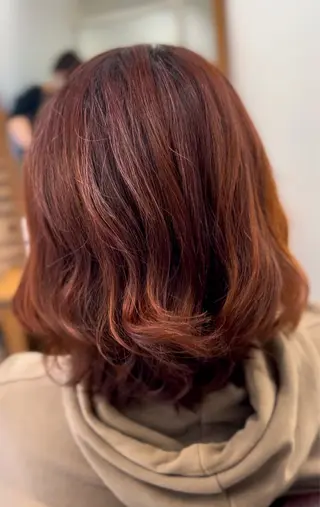 ミディアム パーマ GO TODAY SHAiRE SALON所属・美髪矯正/ LISAのヘアスタイル