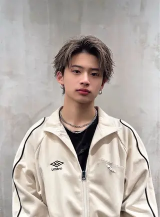 メンズ ブリーチ/エクステ/ grow渋谷のヘアスタイル