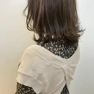 ミディアム riho/ブリーチ/ デザインカラー/辻堂のヘアスタイル