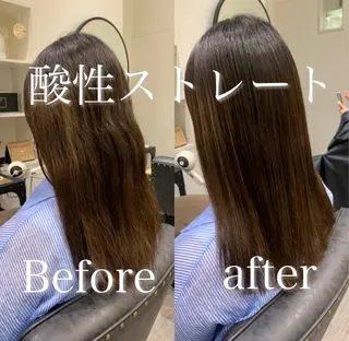 ミディアム 【酸性ストレート】 宮下和明のヘアスタイル