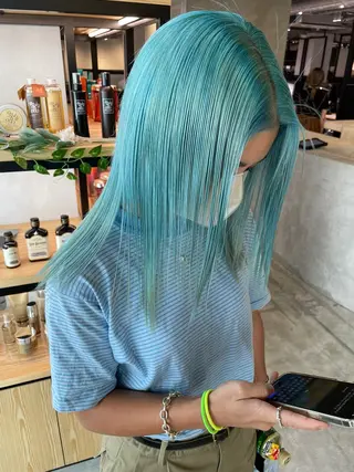 ミディアム カラー 透明感🎀艶髪 💞まいか🎶のヘアスタイル