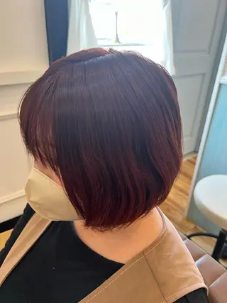 ショート カラー 🐰ハイトーンカラー 畠山　渡🐰のヘアスタイル