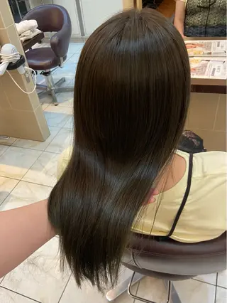 セミロング 🎀透明感カラー 🐈ナズナのヘアスタイル