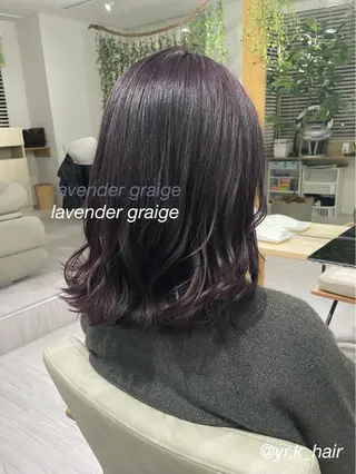 セミロング カラー 赤味消し.髪質改善 🌿𝘠𝘜𝘙𝘐のヘアスタイル