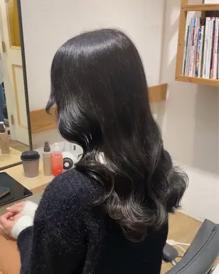 ロング カラー 大人可愛い透明感🌟 小顔・韓国髪🌟野中のヘアスタイル