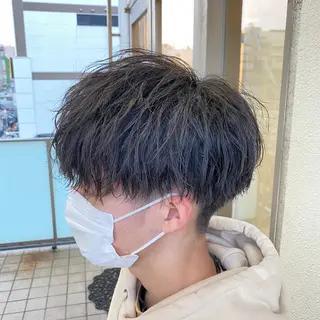ミディアム カラー ba_boo 福岡店のヘアスタイル
