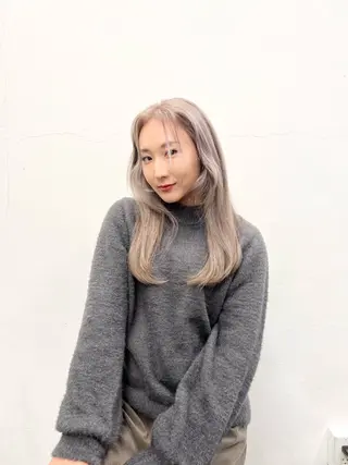 セミロング カラー HARU//原宿🤍 リピート率NO.1のヘアスタイル