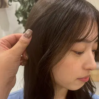 セミロング カラー rion🪽 /wカラー・縮毛矯正のヘアスタイル