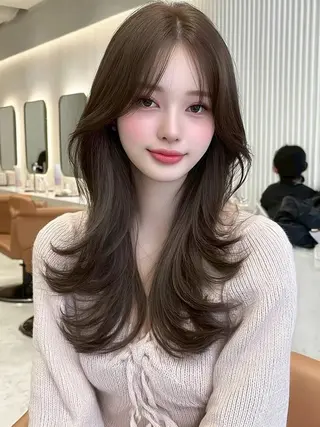 ロング 岡田 望愛🫧のヘアスタイル