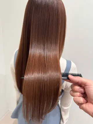 ロング 艶髪カラー💙ྀི/ アイ兼任👀/ミナルのマツエク・マツパデザイン