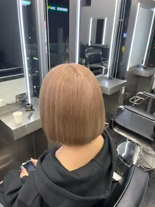 ショート カラー ヘアアレンジ ハイトーン/透明感 髪質改善/rinaのヘアスタイル