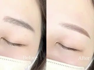 アイブロウ 岸 梨菜のマツエク・マツパデザイン