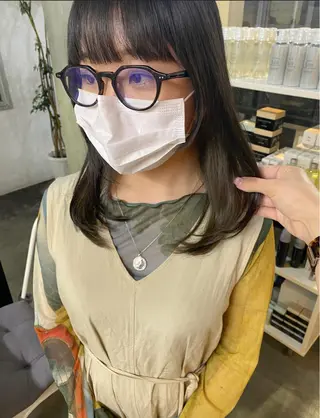 ミディアム カラー ヘアアレンジ stylist/蛯谷 珠里のヘアスタイル