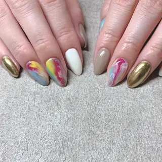 カラー ネイル Cozy_ ilumのネイルデザイン