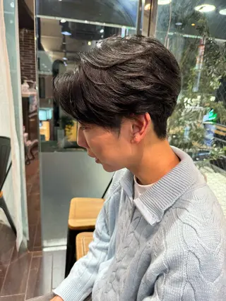 パーマ メンズ designcolo r/似合わせNOKAのヘアスタイル