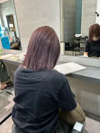 ミディアム カラー INCEHAIR所属・小畑日那/モデル募集 /透明感/ヘアセットのヘアスタイル