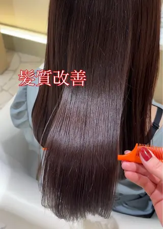 セミロング カラー CYAN.栄店所属・パーマ/髪質改善 【榎本千夏】のヘアスタイル