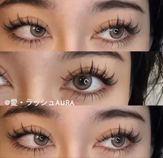 マツエク・マツパ ゆり❤️愛.ラッシュ AURAのマツエク・マツパデザイン