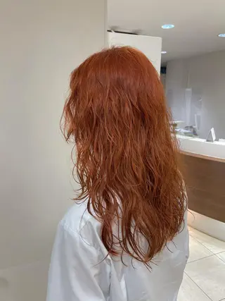 ロング カラー パーマ 【Sweep】おじま のぞみのヘアスタイル