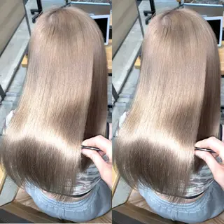 ロング カラー 新宿/髪質改善/ 縮毛矯正/松永ゆいのヘアスタイル