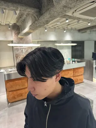 パーマ メンズ ブリーチ/パーマ特化 片平和寿のヘアスタイル