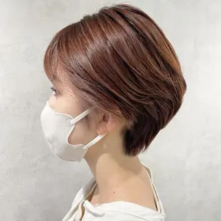 ショート 透明感ハイライト◎ 伊藤夏海のヘアスタイル