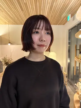 ショート カラー ボブ/レイヤーカット ✂︎ AYUMIのヘアスタイル