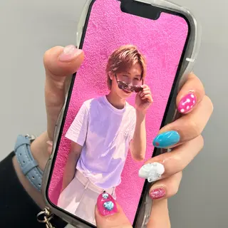 ネイル プライベートネイルサロンone nail所属・one nail 【推し/概念ネイル】のネイルデザイン