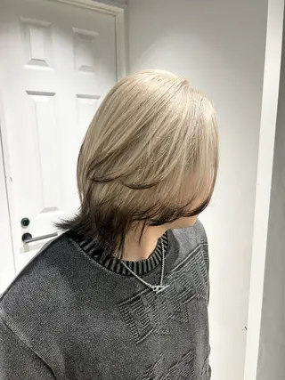 ショート カラー メンズ メンズ/ボブ/パーマ /くるみのマツエク・マツパデザイン