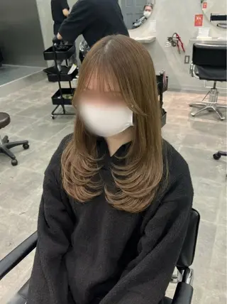 ロング 韓国ヘア🇰🇷🎀 山本うららのヘアスタイル