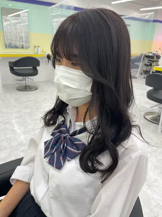 ロング カラー 横浜メンズパーマ🔥 大野賢人のヘアスタイル