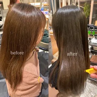 カラー 白岩 君予のヘアスタイル