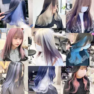 ロング 💛ムラ修正ブリーチ 💛YUUのヘアスタイル