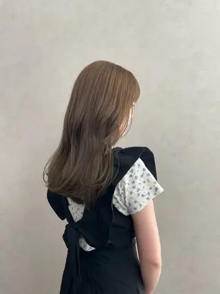 ロング カラー 🍐透明感カラー🍐 レイヤーカットのヘアスタイル