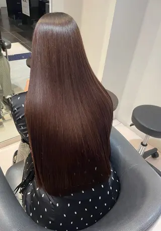 ロング カラー 杉本 奈々美のヘアスタイル